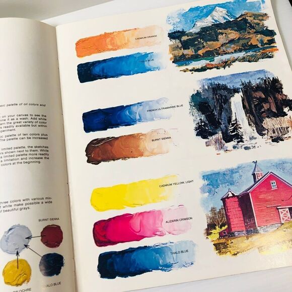 A Grumbacher Art Library Book "The Art of Landscape Painting" 1975, B-378 - Picture 9 of 10